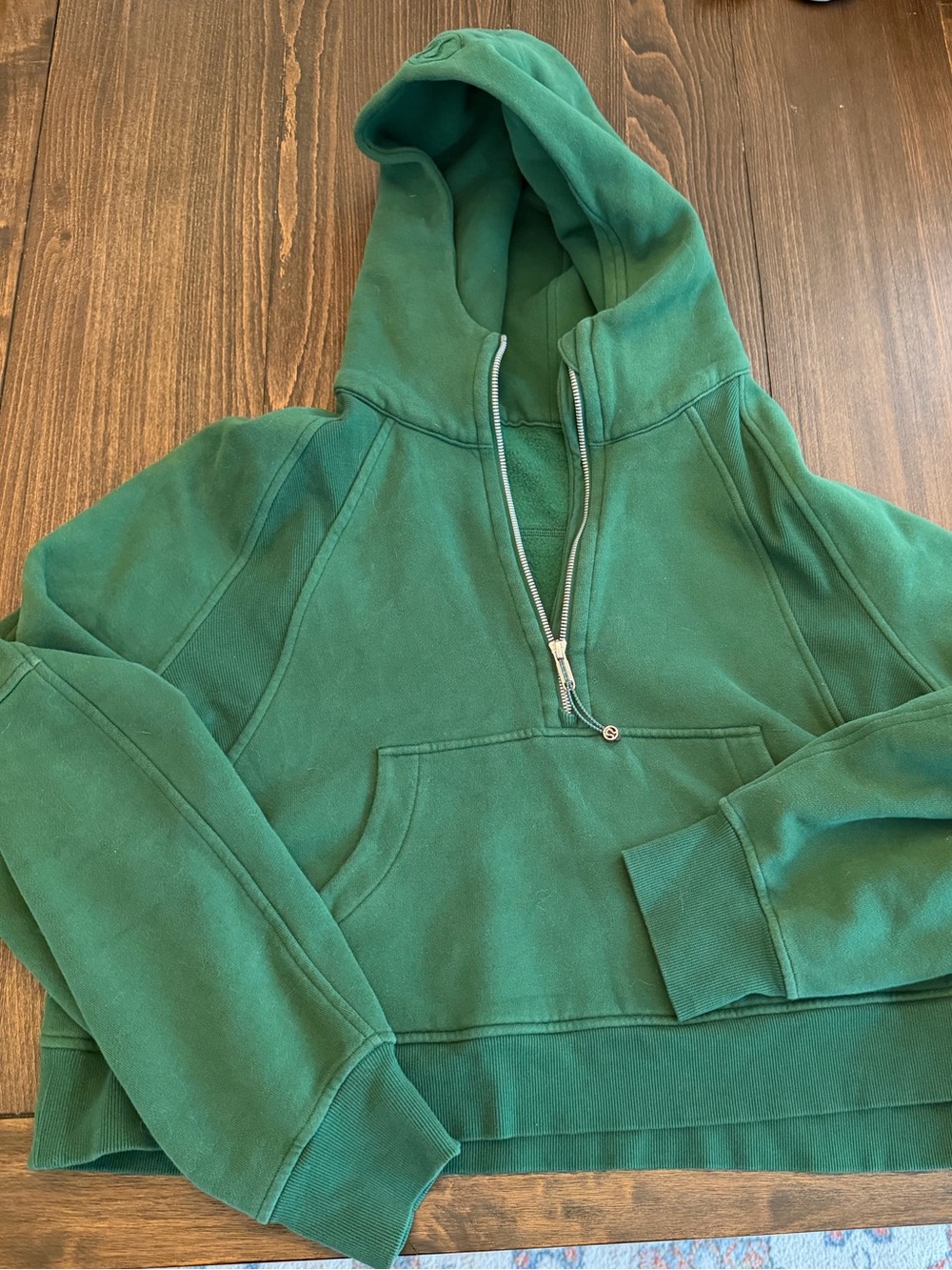 Lululemon Scuba 1/4 Zip Pullover Women’s Size XL/XXL Evergreen Color